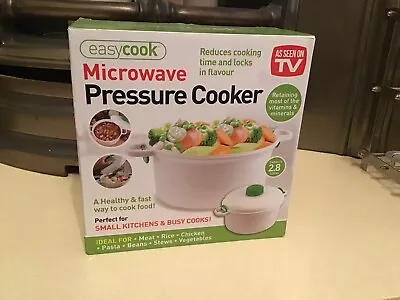 BNIB Microwave Pressure Cooker. Rice Vegetables Pasta Meat Etc • £9