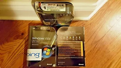 Microsoft Windows Vista Ultimate W/SP1SKU 66R-02261Sealed Retail PackageFull • $199.99