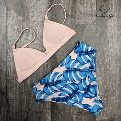 $25 • Buy Zaful Palm Leaf Bikini Size S