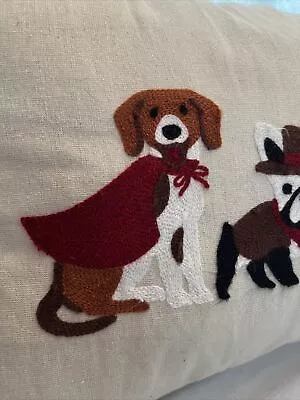 Dogs In Costumes Decorative Pillow  24  X 12  King Sheriff Cape Pirate • £24.11