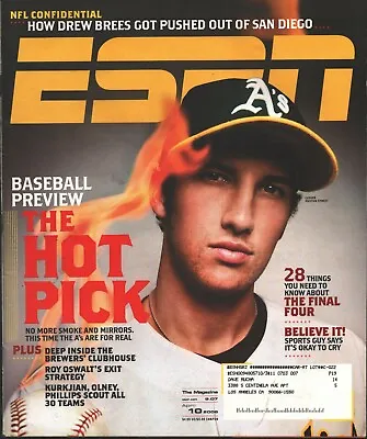 ESPN Magazine - April 10 2006 - The Hot Pick - Huston Street - Roy Oswalt • $10.50