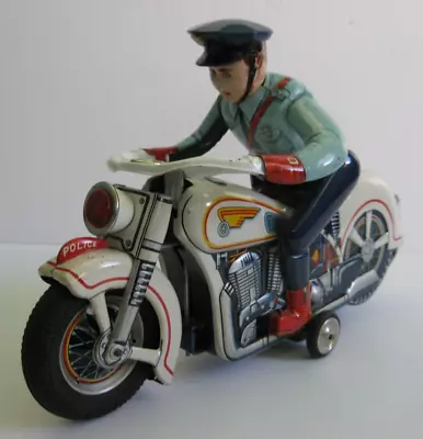 EUC !! Vintage  TM-TRADEMARK  Motorcycle Policeman Battery Made In Japan RARE!!! • $450