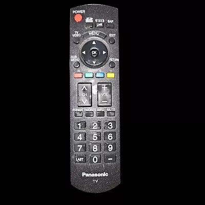 Panasonic Remote Control N2QAYB000221 For TV Black - Tested & Working • $9.90