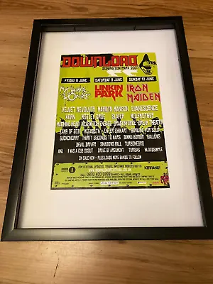 DOWNLOAD 2007 LINKIN PARK IRON MAIDEN-Framed Original Poster Advert • £45