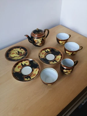 £49.95 • Buy Vintage Antique Noritake Japan Tea Set 1900s 1920s Teapot Teacups Saucers 