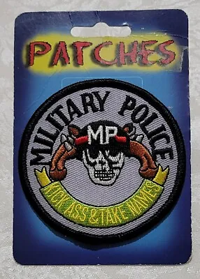 U.s.a. Army Military Police Mp Kick Ass & Take Names Patch • $4.99