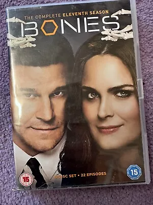 Bones: The Complete Eleventh Season DVD (2016) David Boreanaz Cert 15 6 Discs • £1.04