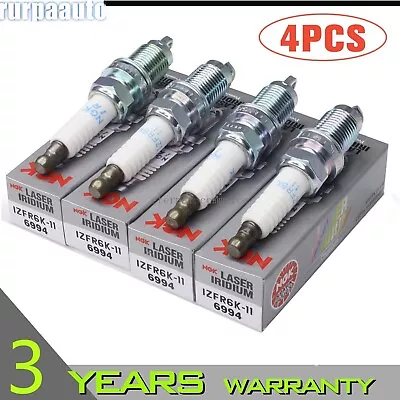 4PCS NGK Iridium Spark Plugs IZFR6K11 For Honda Accord Civic Acura MDX RSX RL TL • $13.55