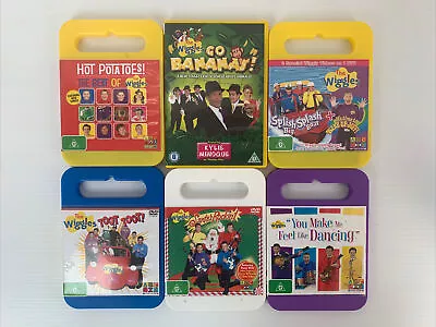 The Wiggles 6x DVD Bundle TOOT TOOT Santas Rockin Splish Splash Go Bananas  • $89.97