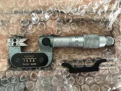 $90 • Buy Tesa  V-Anvil Micrometer 1-7mm Range With Wooden Box