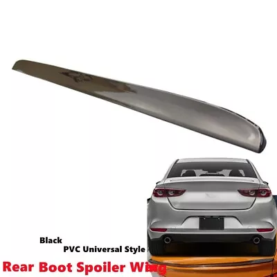 116cm Rubber Fit For MAZDA 3 2019-2021 Sedan BP Rear Boot Spoiler Wing Trunk Lip • $31.06