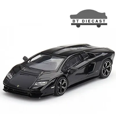 Mini Gt Lamborghini Countach Lpi 800-4 1/64 Diecast Car Nero Maia Black Mgt00607 • $12.99