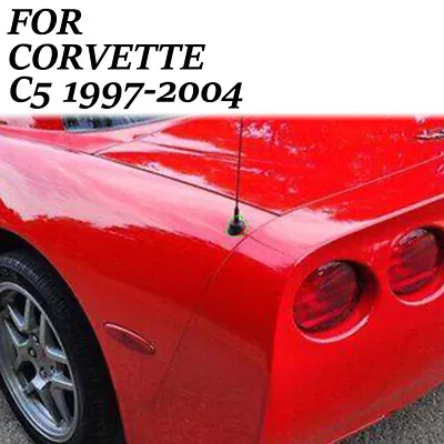 Carbon Fiber Style Exterior Antenna Modeling Cover Trim For Chevrolet Corvette • $19.99