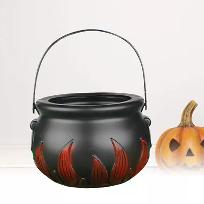  Cow Print Party Supplies Trick Or Treat Candy Bucket Halloween • £9.39