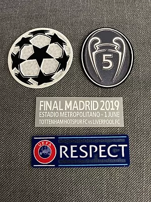 £9.99 • Buy Liverpool FC Champion League Final Madrid 2019 Patch Badge Match Details Set