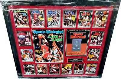 Michael Jordan Signed Autographed Magazine Collage Sports Illustrated Bulls UDA • $5999.99