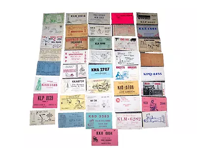 Lot Of 41 Vintage Ham Radio CB QSL Card Postcards  FD1001 • $16.99