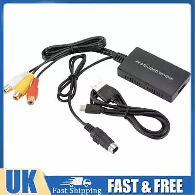 £11.79 • Buy RCA AV S-Video To HDMI-compatible Converter Audio Video Adapter For DVD HDTV STB