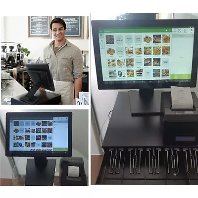15'' LCD VGA Touch-Screen Monitor POS Cash Register Display For Restaurant Bar • $104.50