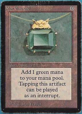 Mox Emerald Beta HEAVILY PLD (Reserved List Power 9 MTG Card) (316588) ABUGames • $6328.99