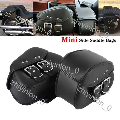 Mini Saddle Bag Saddlebag Luggage For Suzuki Boulevard M109R M50 M90 M95 C90 US • $59.85