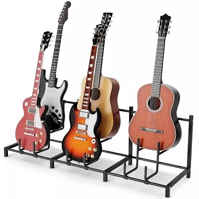 GUIBUKEYAN 6 Holder Multi Guitar Stand Adjustable Guitar Rack With Rubberize • $57.20