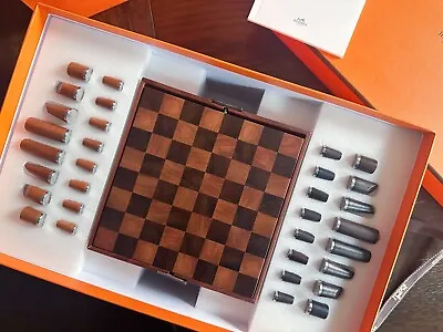 NEW WITH BOX！Hermes Mini Samarcande Chess Set • $3499