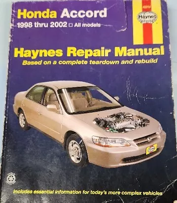 1998 Honda Accord Repair Manual Haynes 42014  • $9.99