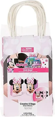 Lot Of 45 Minnie Mouse Party Favor Paper Bags - 8.25  X 5  X 3.25 • $35