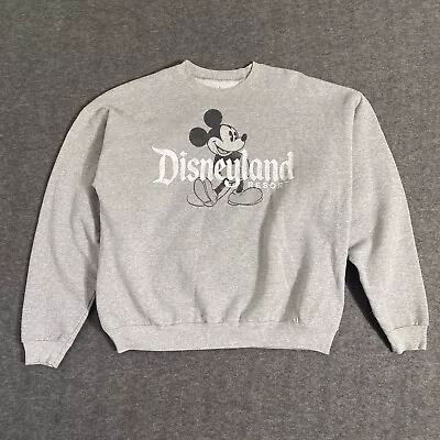 Walt Disney Disneyland Sweater Size XL World Resort Vintage Crew Neck Sweatshirt • $19.98