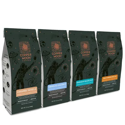 Copper Moon Coffee Flavored Variety Pack 48 Oz. (4 Different Varieties)  • $39.99