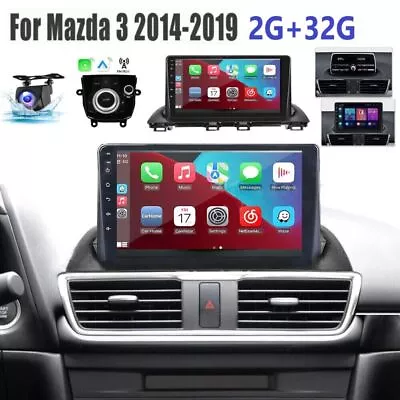 For Mazda 3 2014-2019 Apple Carplay Car Stereo Radio Android 12 Gps Wifi 2g+32g • $163.89