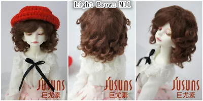 JD012 Curly Mohair BJD Wigs Lati OB11YOSD MSD SD Blythe Wig Wholesale Doll Hair  • $25.79
