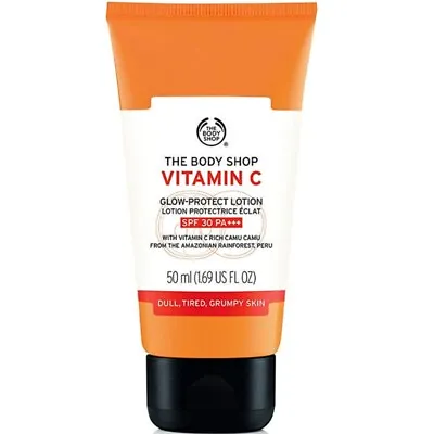 £15.99 • Buy The Body Shop Vitamin C Glow Protect Lotion SPF30 50ml New Vegan