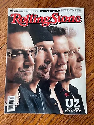 Rolling Stone Magazine U2 Bill Murray Stephen King Vemma Kansas Tea Party 2014 • $20