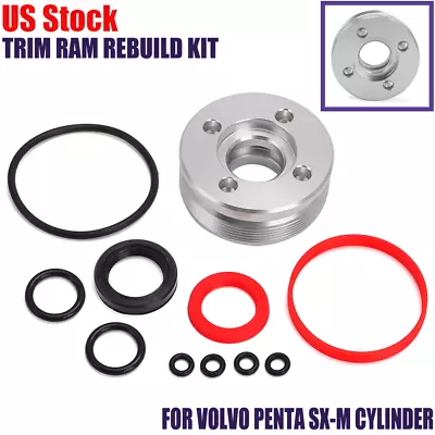 Cylinder Trim Ram Rebuild Kit For Volvo Penta SX-M DP-SM 3857470 3857471 3854247 • $41.99