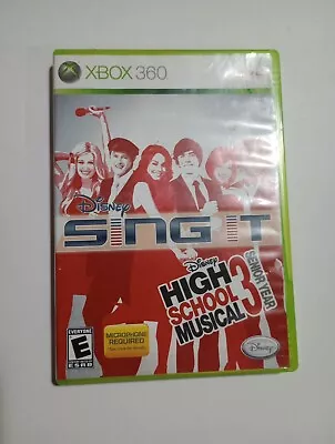 Xbox 360 Disney Sing It: High School Musical 3-Senior Year - Ex-Lib With Manual • $4.95