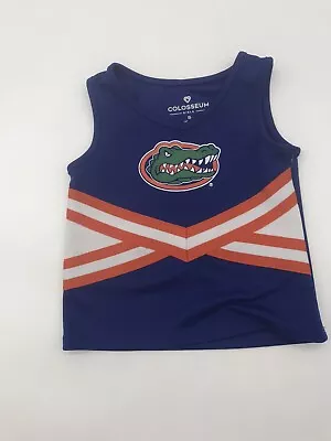 Florida Gators Cheerleader Jersey Toddler Girls 6 Blue..T195 • $4.50