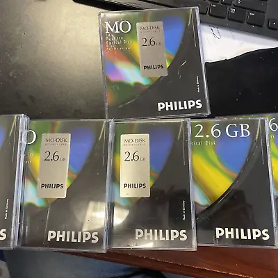 PHILIPS 72PDO 2.6GB Rewritable Magneto Optical Disks • $9