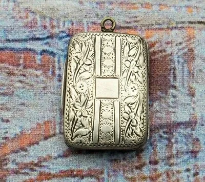 English Sterling Silver Vinaigrette Scent Locket L And C • $211.65