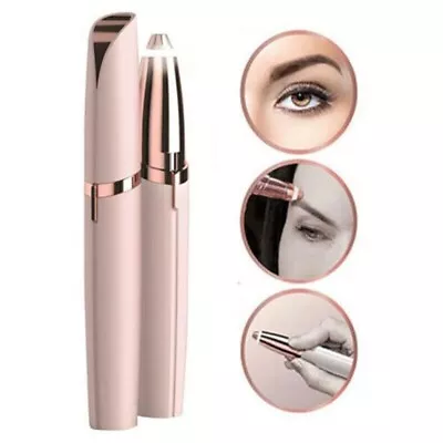 Electric Eyebrow Trimmer Finishing Touch Flawless Brows Hair Remover LED Light • $14.94