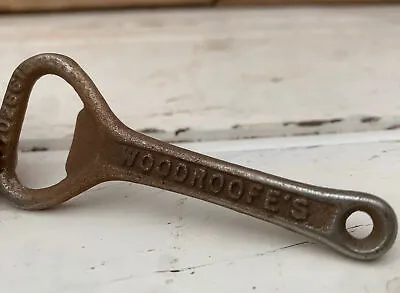 WOODROOFE’S / WOODIES Soft Drinks Vintage Cast Iron Bottle Opener • $21.80