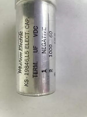 Western Electric Capacitor KS-19846 L5 • $10