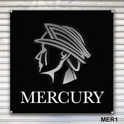 Mercury Banner Sign Wall Art • $34.95