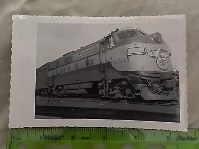 2 Vintage Photographs Photos Railroad Chicago Northwestern Engine #4053A - 1957 • $10