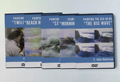 Painting The Sea In Oils Volume 1-5 With E. John Robinson 5 DVD • $69.99
