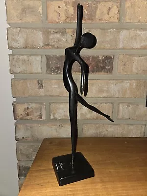 Vintage Bodrul Khalique Modernist Bronze Sculpture-Ballerina • $26.50