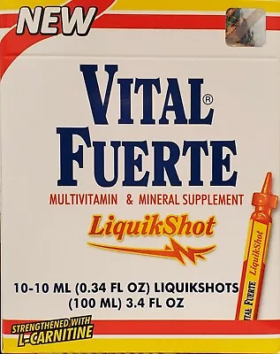 Vital Fuerte Liquid Shot 10 Servings Per Container  • $17.99