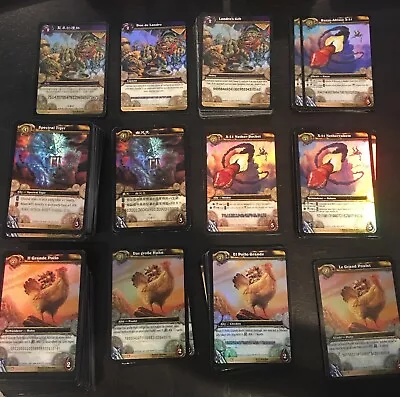 $125 • Buy USED World Of Warcraft TCG RARE Loot Cards Spectral Tiger El Pollo Grande X51 +