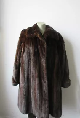 Women's  Sz 12 Mink Fur Coat Jacket Stroller MINT+ CLEARANCE SALE! • $375